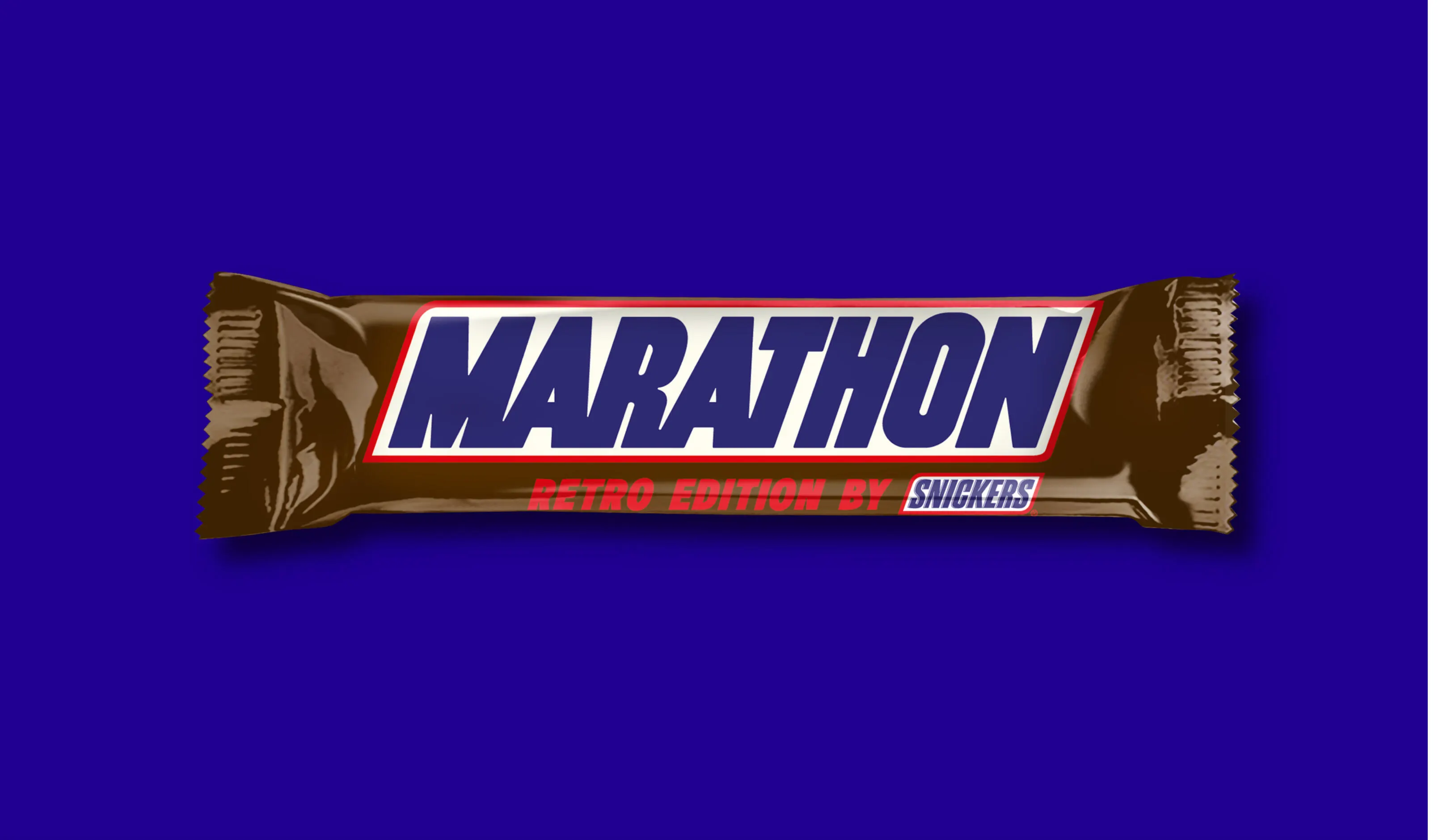 Verpakking van Marathon, de oude naam van Snickers